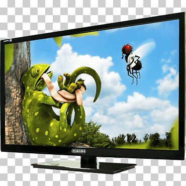 televisor retroiluminado con lcd y laptop, televisor, televisión, electrónica, Mostrar anuncio png