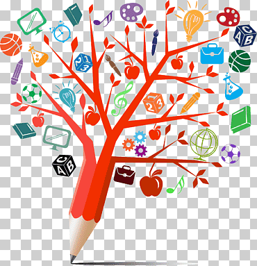 Ilustración de lápiz, educación gratuita, escuela de educación superior, árbol., lápiz, texto, rama de árbol png