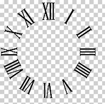 Ilustración del reloj del número romano, cara del reloj, número romano, etiqueta de la pared, reloj digital, ángulo, blanco, pintado png