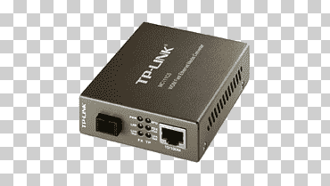 convertidor de medios de fibra, monomodo, fibra óptica, modo de conexión rápida, par trenzado de Ethernet, fibra óptica, Red de computadoras, adaptador, cable png
