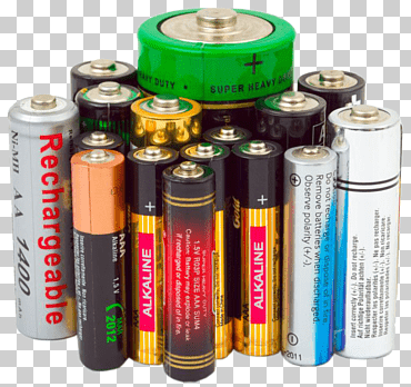Desechos universales, batería eléctrica, cargador de batería, desechos peligrosos, aa batería, electrónica, reciclaje, residuos png