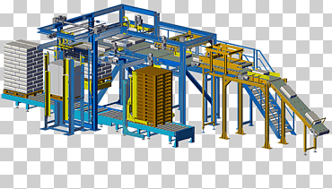 Máquina paletizadora de empaque y etiquetado con tecnología de automatización de empaque rentian cohan., ciudad, Ingenieria, industria png