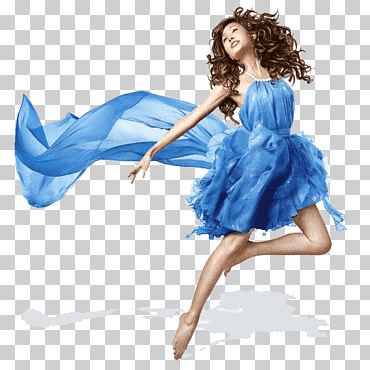 icono de vestido de moda, chica de moda, azul, zapato, mujer png