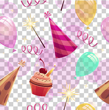 euclidiano cumpleaños, material creativo de fondo de cumpleaños, crema, comida, texto png