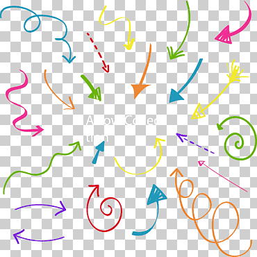 arrow adobe illustrator euclidean, flechas pintadas a mano, pintura de acuarela, texto, mano png