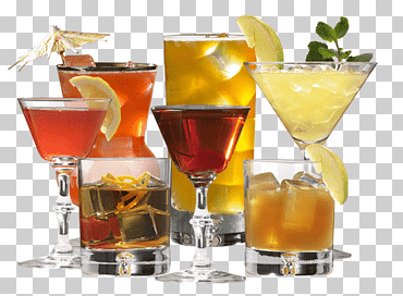 varios vasos, whisky ron cóctel bebida destilada cerveza, cóctel, comida, vino, bebida sin alcohol png
