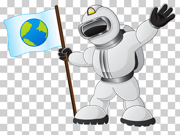 Ilustración astronauta, astronauta espacio exterior, astronauta., bandera, fondo de pantalla de la computadora, pegatina png