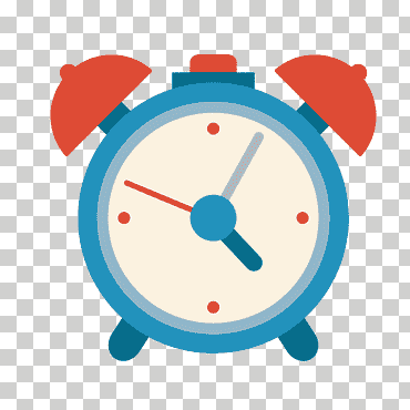Ilustración del reloj de alarma azul, blanco y rojo, ícono de reloj de alarma, reloj de alarma azul, azul, electrónica, vector de reloj png