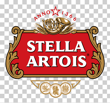 cerveza logo stella artois marca cervecería, cerveza, comida, etiqueta, texto png