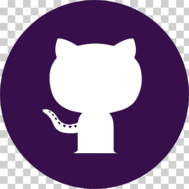 Código fuente de github commonjs node.js, github, púrpura, mamífero, gato como mamífero png