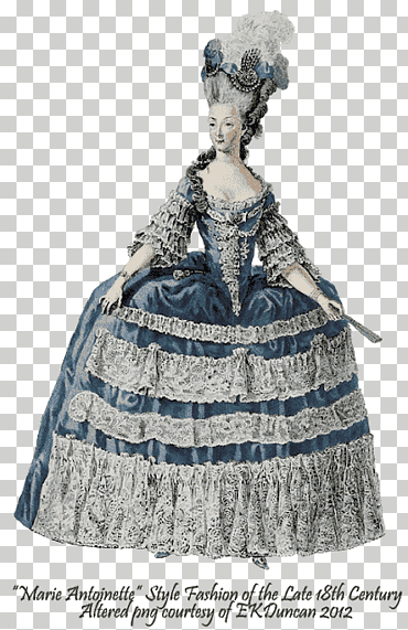 alforja palacio de versalles moda francesa pannier, Moda, Francia, muñeca png