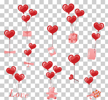 corazón de san valentín, fondo de amor, amor, flor, posdata encapsulada png
