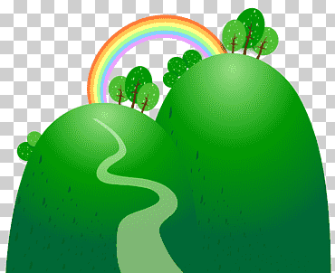 dibujos animados, material de la colina del arco iris, fondo de pantalla de la computadora, feliz cumpleaños vector imágenes, hierba png