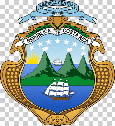 escudo de armas de costa rica bandera de costa rica escudo, bandera, Inglés, logo png