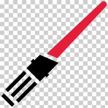 Ilustración de sable de luz roja, fuente de línea de ángulo accesorio electrónica, sable de luz rojo, ángulo, Anakin Skywalker, sith png