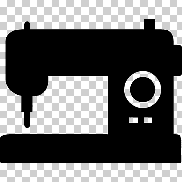 máquinas de coser agujas para máquinas de coser, ícono de máquinas de coser, de coser, silueta, negro png
