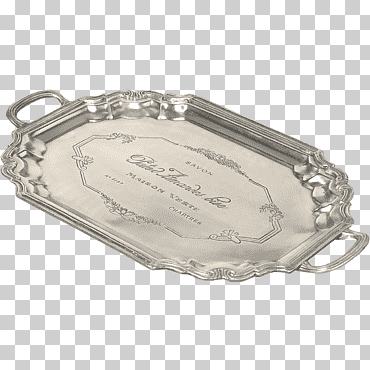 bandeja de plata bandeja de material de latón, plata, metal, aluminio, candelero png