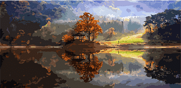 seúl paisaje grapher reflexión, paisajes, paisaje, fondo de pantalla de la computadora, luz del sol png