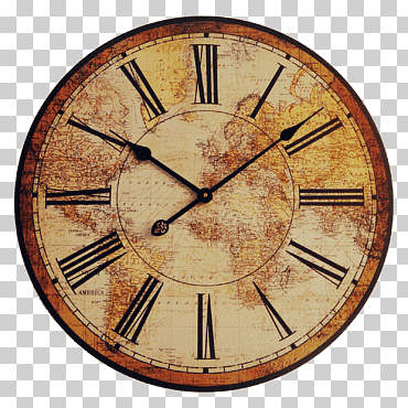 reloj de piso y reloj de abuelo mundial, reloj, mundo, ropa vintage, mapa del mundo png