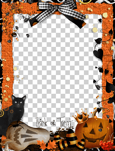 Plantilla de marco de halloween, marcos de halloween arte de truco o trato, marco de s halloween, diverso, decoración, marco png