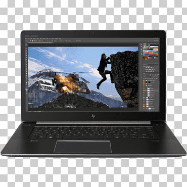 portátil hp zbook studio g4 hp especialidad comercial zbk15g4 i77700hq 16g 512g 15.6 hp zbook 15 g4, laptop, electrónica, netbook, computadora png