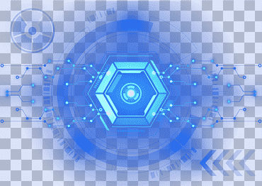 Logo digital hexagonal, datos digitales de eficacia luminosa del disco blu-ray ligero, eficiencia luminosa de la tecnología digital, azul, electrónica, texto png