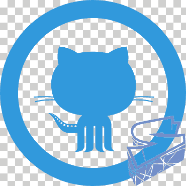 iconos de la computadora github, github, azul, logo, tenedor png