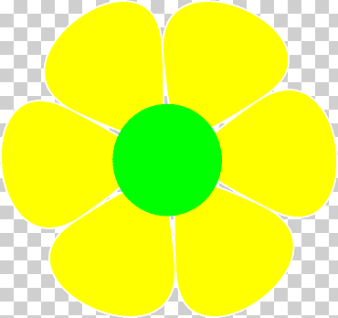 Ilustración de flor amarilla, poder hippie de las flores de los años 60, poder de las flores s, Moda, simetría, tallo de la planta png