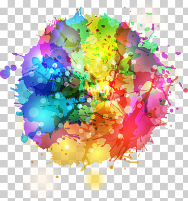 Pintura abstracta, tinta acuarela, tinta redonda color graffiti., salpicadura de color, chapoteo, lápiz de color png