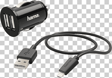 cargador de batería rayo usb apple iphone, coche de carga, electrónica, computadora, adaptador png