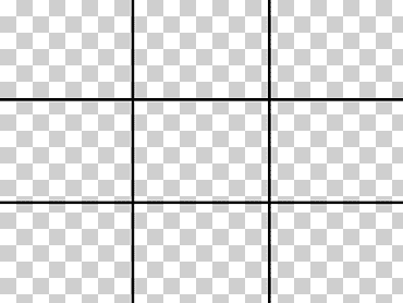 regla de tercios de composición de la rejilla, diverso, ángulo, blanco png