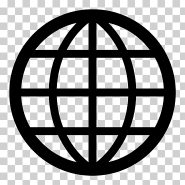 Logotipo negro, página web de iconos de computadora, world wide web, diseño web, globo, simetría png