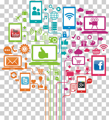 Logotipos de youtube, twitter, google + y facebook, marketing en redes sociales marketing digital, marketing, posicionamiento en buscadores, texto, Servicio png