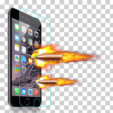iPhone 6 más iPhone 4 iPhone 8 Protector de pantalla para teléfono inteligente, bala, artilugio, electrónica, teléfono móvil png