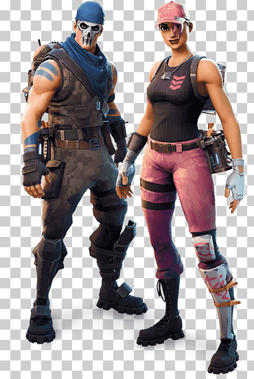 Fortnite Battle Royale Playstation 4 videojuego Battle Royale Game, skin, dos ilustraciones de personajes de Fortnite, diverso, juego, policia militar png
