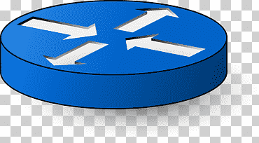 botón de flecha azul y blanco redondo, enrutador sistemas cisco interruptor de red iconos de computadora, interruptor, diverso, azul, Red de computadoras png