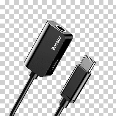 cargador de batería huawei mate 10 usb-c conector de teléfono adaptador, auriculares, electrónica, adaptador, cable png