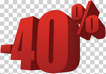 -40% texto, ventas, 40% descuento., texto, etiqueta, logo png