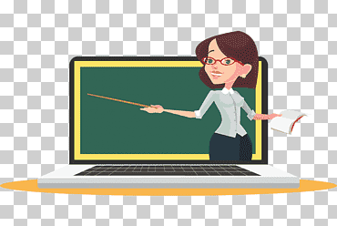 Gráficos Stock ilustración e-learning, comunidad estudiantil., dibujos animados, Reino libre, aula virtual png