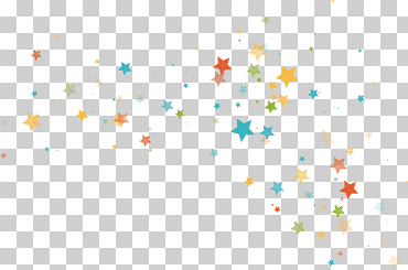 estrellas de colores, hermoso, vistoso, estrellas png