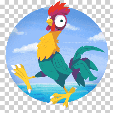 hei hei el gallo tamatoa pollo la compañía de walt disney, moana, animales, galliformes, vertebrado png