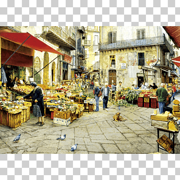 rompecabezas vucciria educa borràs education guernica, educação, juego, ciudad, mercado png