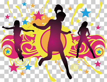 baile fiesta baile fiesta silueta, carnaval mujeres, niño, vacaciones, accesorios de mujer png