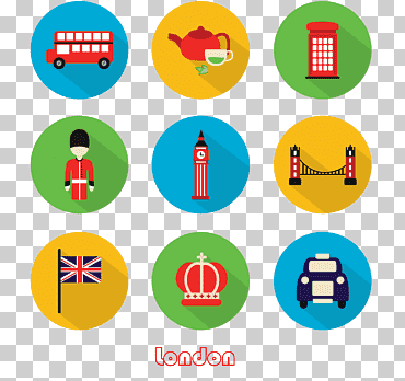 Cupcake cup cap etiqueta tapas, 9 icono de elemento circular Londres, material png, bombero, texto png