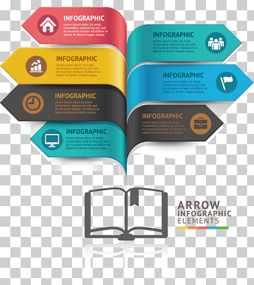 Elementos de infografía, icono de gráfico de infografía, ppt chart book, Gráficos 3d por computadora, texto, libro de historietas png