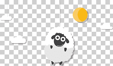 Ilustración de ovejas blancas, texto de marca Ilustración de dibujos animados, ovejas blancas de eid al fitr, amor, blanco, animales png