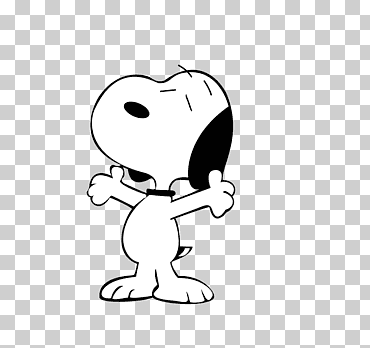 encantadora ilustración, snoopy, cachorro de dibujos animados, material de la imagen del perro, mascota png