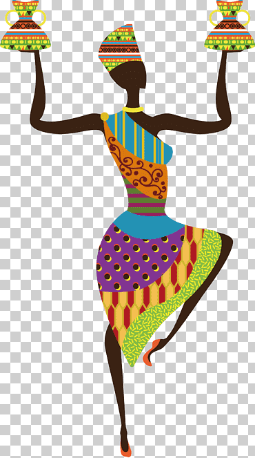 mujer bailando mientras sostiene teteras, arte africano africano, mujer de cadera, mujer de negocios, cultura, gente png