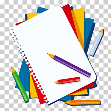 libreta de lápices de colores, cuaderno, diverso, ángulo, lápiz png