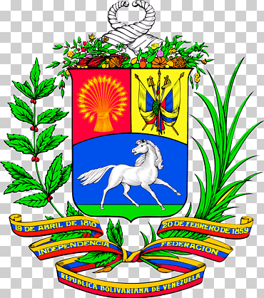 escudo de armas de venezuela bandera de venezuela heráldica, halcón heráldico, bandera, hoja, hierba png